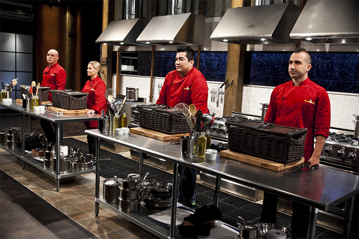 contestants competing on Chopped